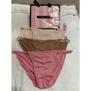 NWT NWOT Victoria’s Secret String Bikini Panty Lot – Sizes S & XS
